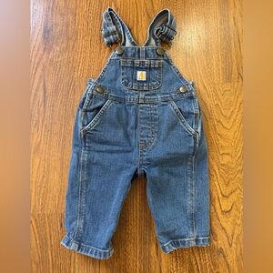Carhartt Blue Denim Overalls Baby Size 3 Month